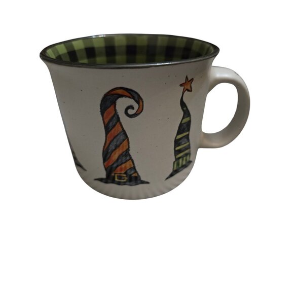 Cobwebs & Cauldrons Witch Hat Whimsical Halloween Coffee Mug Homegoods - Picture 1 of 9